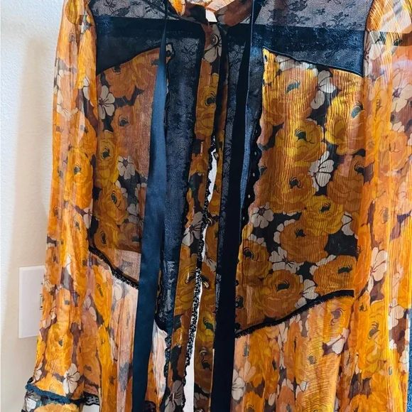 Coach Floral Silk Top - Picture 2 of 4